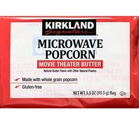Kirkland Signature FlohiS Microwave Popcorn, 3.3 oz, (4 Pack)
