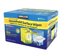 Kirkland Signature Household Surface Wipes, 304 Pack