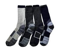 4 Pairs Merino Wool Men's Outdoor Hiking Trail Socks