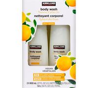 Kirkland Signature Liquid Body Wash, Natural Citrus, 27 fl oz, 2-count