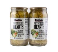 Kirkland Signature Marinated Artichoke Hearts in Oil - Halves & Quarters, 2 x 935g Jars