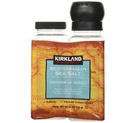 Kirkland Signature Mediterranean Sea Salt Spice Adjustable Grinder + Refill 737g