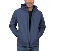 Kirkland Signature Men’s Water-Resistant Fleece Lined Softshell Jacket, Blue, M