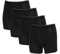 Kirkland Signature Men's Boxer Brief Pima Cotton 4 Pack, Black, 3X-Large, Black