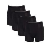Kirkland Signature Men's Boxer Brief Pima Cotton 4 Pack - Black - Large