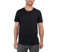 KIRKLAND Signature Men's Crew Neck Lightweight Tagless Tee Shirt - 6-Pack, Black, Large