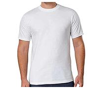 Kirkland Signature Men's Crew Neck T-Shirts, White, Large