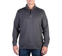 Kirkland Signature Men's Long Sleeve 1/4 Zip Pullover, Bold Black, X-Large