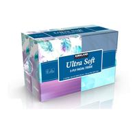 Kirkland Signature Premium 3-Ply Facial Tissues - Ultra-Soft, Strong & Absorbent, 12 x 160 Sheets
