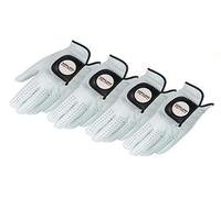 KIRKLAND SIGNATURE Premium Leather Golf Glove for Left Handed - 4-Pack Small