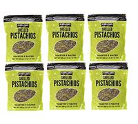 Kirkland Signature Shelled Pistachios Roasted & Salted - Parent 24 Ounce (Pack of 6)
