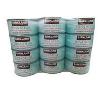 Kirkland Signature Skipjack Tuna Steak in Brine Pack of 12 x 140G