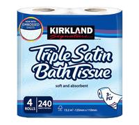 Kirkland Signature Soft and Absorbent Triple Satin Premium Bath Toilet Tiss