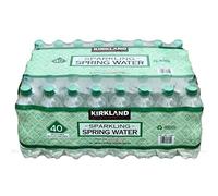 Kirkland Signature Sparking Spring Water - Screw Cap Lid Bottles - Pack of 40 x 500 ml