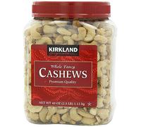 Kirkland Signature UgAZIY Cashews, 40 Ounce (4 Pack)