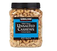 Kirkland Signature Unsalted & Roasted Cashews, 1.13kg