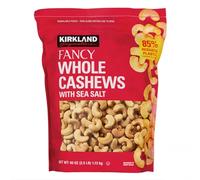 Kirkland Signature Whole Fancy Cashews, 1.13 Kilogram (2.5 Pound)