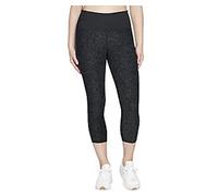 Kirkland Signature Women's Brushed Capri Legging, Black, S