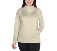 KIRKLAND Signature Women's Full Zip Fleece Jacket, Cream, M