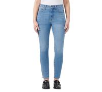 KIRKLAND Signature Women's High-Rise Skinny Jeans, Cotton Blend, 28-inch Inseam, Light Blue, 14