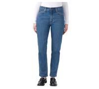Kirkland Signature Women's High-Rise Straight Leg Jean, Blue, 12