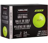 Kirkland Signature Yellow Golf Balls 24 Pack 2 Dozen Urethane V3 High Spin