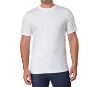 Kirkland SignatureTM Men's Round Neck T-shirts 6-pack White ( Chest 42-44 inches)(Size: L)