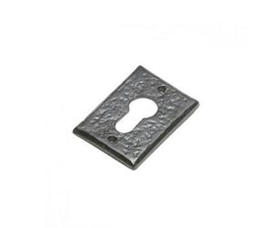 Kirkpatrick 70mm X 50mm Rectangular Euro Profile Escutcheon - Black (1400)