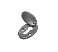 Kirkpatrick Covered Oval Escutcheon - Black (3045)