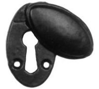 Kirkpatrick Oval Covered Escutcheon (3045) - Black