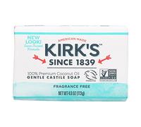 Kirk's Natural Original Coco Castile Soap Fragrance Free, 4 Ounce