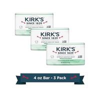 Kirk's Natural Original Coco Castile Soap with Aloe Vera, 3 Count