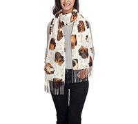 KIROJA Guinea Pigs Tassel Wrap Printed Scarf For Women Warm Soft Large Long Rectangular Fashion Shawl Scarves