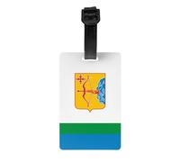 Kirov Flag Printed Anti-Lost Luggage Tags Luggage Tags Suitable for Suitcases Backpacks and Golf Bags