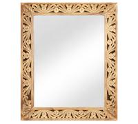 Kirpal Wall Mirror Natural Oriental Solid Wood 79 cm