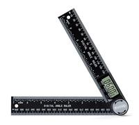 Kirphealy Digital Angle Finder Protractor, 7inch 200mm Angle Gauge Professional Measuring Tool, Third Generation Adjustable Angle Ruler, Quick Display for Carpentry Construction and Home Improvement