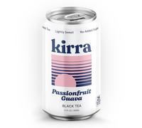 Kirra Organic Iced Tea 12 Pack - Passion Fruit Guava Black Tea - Lightly Sweetened with Organic Juice - No Added Sugar or Artificial Sweeteners - Ice Tea Cans - Passion Fruit Tea + Guava Tea Flavor