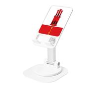 KIRROWE Flag of Gibraltar Phone Stand Holder,Adjustable Desk Mount for iPhone and All Phones,360 ° Rotation, Integrated Folding
