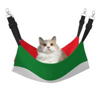 KIRROWE Flag of North Rhine-Westphalia Reversible Cat Hanging Hammock,Double-Sided Pet Cage Hammock Hanging Bed Resting Sleepy Pad for Small Animals Pets
