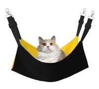 KIRROWE Flag of The Canton of Saxony-Anhalt Reversible Cat Hanging Hammock,Double-Sided Pet Cage Hammock Hanging Bed Resting Sleepy Pad for Small Animals Pets