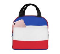 KIRROWE Flag of the canton of Schleswig-Holstein Lunch Bag for Women & Men, Durable Oxford Fabric & Thick Foil, Perfect for Workand Outdoor Activities