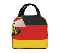 KIRROWE Flag of the State of Rhineland-Palatinate Lunch Bag for Women & Men, Durable Oxford Fabric & Thick Foil, Perfect for Workand Outdoor Activities