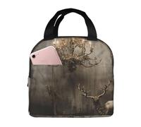 KIRROWE Forgotten Christmas Lunch Bag for Women & Men, Durable Oxford Fabric & Thick Foil, Perfect for Workand Outdoor Activities