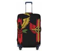 Kirrowe Mystic Vow Luggage Cover Suitcase Protector Anti-Scratch Luggage Cover Fits 18-32inch Luggage, Black, M