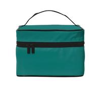 KIRROWE Philippine flag Travel Makeup Bag for Women, Portable Cosmetic Case,Large Capacity Organizer Pouch All Your Beauty Essentials, Natural Green, One Size