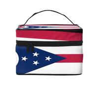 KIRROWE Philippine flag Travel Makeup Bag for Women, Portable Cosmetic Case,Large Capacity Organizer Pouch All Your Beauty Essentials, Black, One Size