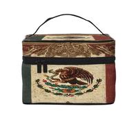 KIRROWE The old elephant Travel Makeup Bag for Women, Portable Cosmetic Case,Large Capacity Organizer Pouch All Your Beauty Essentials, Black, One Size