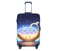 Kirrowe The Orb Of Dreams Luggage Cover Suitcase Protector Anti-Scratch Luggage Cover Fits 18-32inch Luggage, Black, XL