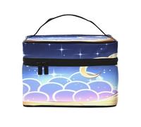 KIRROWE the orb of dreams Travel Makeup Bag for Women, Portable Cosmetic Case,Large Capacity Organizer Pouch All Your Beauty Essentials
