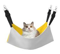 KIRROWE The Silesian Flag Reversible Cat Hanging Hammock,Double-Sided Pet Cage Hammock Hanging Bed Resting Sleepy Pad for Small Animals Pets
